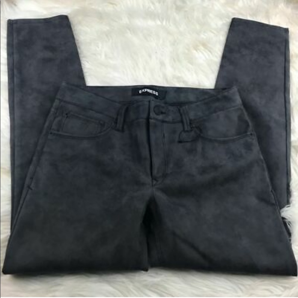 NWT Express faux leather skinny’s